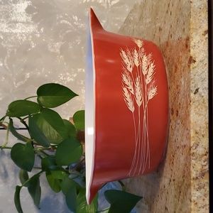 Vintage Pyrex Corning Automn harvest wheat casserole dish 2.5L